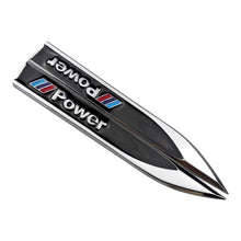 Load image into Gallery viewer, 2Pcs BMW M Power Blade Fender Emblem Sticker
