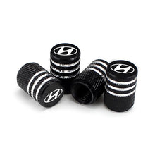 Load image into Gallery viewer, 4pcs Hyundai Logo Tire Valve Caps
