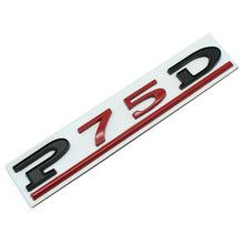 Load image into Gallery viewer, P75D Tesla Emblem Sticker
