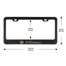 Load image into Gallery viewer, 2pcs Cadillac License Plate Frames with Screw Caps
