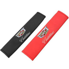 Load image into Gallery viewer, 2pcs Cadillac Logo Seat Belt Pads
