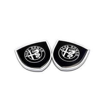 Load image into Gallery viewer, 2pcs Alfa Romeo Shield Logo Emblem
