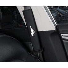 Load image into Gallery viewer, 2pcs Ford Mustang Logo Seat Belt Pads

