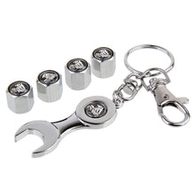Load image into Gallery viewer, 4pcs Holden Black Wheel Tire Valve Caps Covers+Keychain

