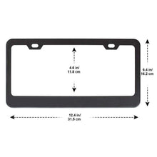 Load image into Gallery viewer, 2pcs Mitsubishi License Plate Frames with Screw Caps
