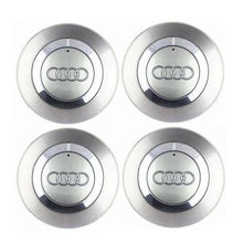 Load image into Gallery viewer, 4Pcs Audi Logo Wheel Center Caps 60mm 61mm 68mm 69mm 77mm 145mm 146mm 150mm 151mm
