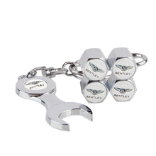 Load image into Gallery viewer, 4pcs Bentley Logo Black Wheel Tire Valve
