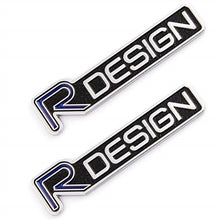 Load image into Gallery viewer, 2pcs Volvo R DESIGN Emblem Stickers
