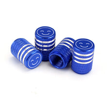 Load image into Gallery viewer, 4pcs Smiley Logo Tire Valve Caps
