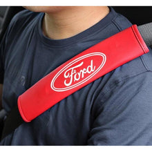 Load image into Gallery viewer, 2pcs Ford Logo Seat Belt Pads
