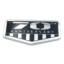 Load image into Gallery viewer, 70th Car Stickers Metal Emblem Badge Decal for Jeep Wrangler Cherokee Compass Patriot 70th Anniversary Emblem Stickers
