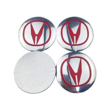Load image into Gallery viewer, 4pcs 56 mm Acura Wheel Center Stickers
