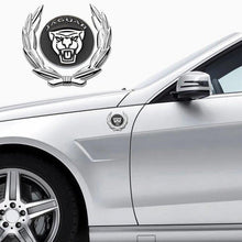Load image into Gallery viewer, Jaguar Wreath Emblem Sticker
