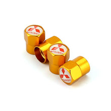 Load image into Gallery viewer, 4pcs Mitsubishi Logo Tire Valve Caps

