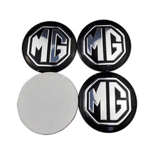 Load image into Gallery viewer, 4pcs 56mm Wheel Center Stickers For MG - Black
