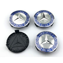 Load image into Gallery viewer, Mercedes Benz 75mm Wheel Center Caps

