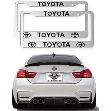 Load image into Gallery viewer, 2pcs Toyota License Plate Frames with Screw Caps
