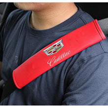 Load image into Gallery viewer, 2pcs Cadillac Logo Seat Belt Pads

