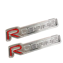 Load image into Gallery viewer, 2pcs Volvo R DESIGN Emblem Stickers
