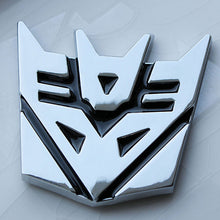 Load image into Gallery viewer, Transformers Auto Decepticon Grille Emblem Sticker

