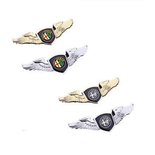 Load image into Gallery viewer, Alfa Romeo Logo Wings Front Hood Emblem
