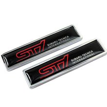 Load image into Gallery viewer, 2pcs Subaru Tecnica International STI Emblem Stickers
