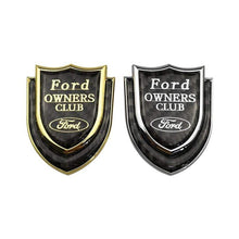 Load image into Gallery viewer, Car Ford Logo Owners Club Shield Emblem Sticker
