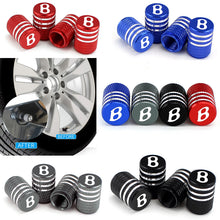 Load image into Gallery viewer, 4pcs Bentley B Logo Tire Valve Caps
