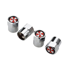 Load image into Gallery viewer, 4pcs Umbrella Corporation Logo Tire Valve Caps
