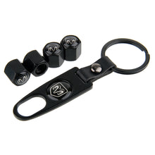 Load image into Gallery viewer, 4pcs Tire Valve Caps + Keychain For Dodge
