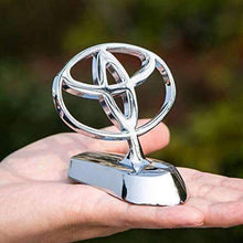 Load image into Gallery viewer, Silver Toyota Hood Emblem
