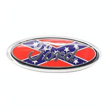 Load image into Gallery viewer, 9 inch Front Badge Grille Emblem with Pins 7 inch Rear Badge Ford Logo Trunk Sticker
