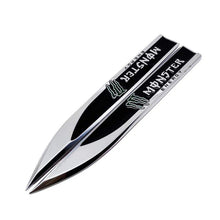 Load image into Gallery viewer, 2pcs Monster Energy Fender Emblem Stickers
