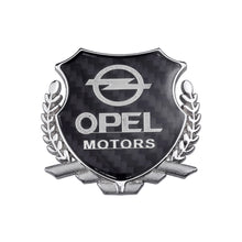 Load image into Gallery viewer, Opel Motors Carbon Shield Logo Emblem
