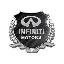 Load image into Gallery viewer, Infiniti Motors Carbon Shield Logo Emblem
