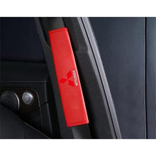 Load image into Gallery viewer, 2pcs Mitsubishi Logo Seat Belt Pads
