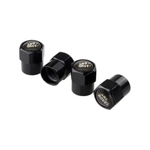 Load image into Gallery viewer, 4pcs Land Rover Black Background Logo Tire Valve Caps
