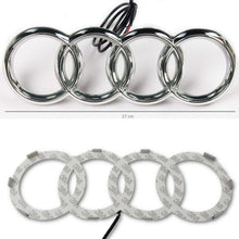Load image into Gallery viewer, Audi Logo LED Light Grill Emblem 27cm x 9.5cm
