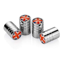 Load image into Gallery viewer, 4pcs Mini Cooper Tire Valve Caps
