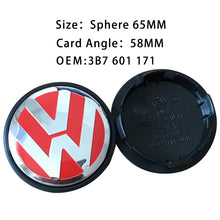 Load image into Gallery viewer, 4Pcs Volkswagen 56mm 65mm Wheel Center Caps
