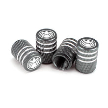 Load image into Gallery viewer, 4pcs Eagle Avengers Marvel Logo Tire Valve Caps
