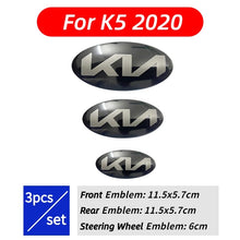 Load image into Gallery viewer, 3pcs/Set Kia Trunk, Hood, Steering Wheel Emblem
