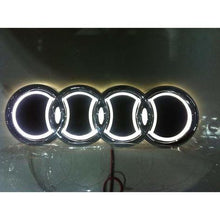 Load image into Gallery viewer, 5D LED Trunk Emblem 18x5.8cm Audi
