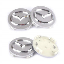 Load image into Gallery viewer, 4pcs Mazda Logo Wheel Center Hub Caps and 56mm Stickers
