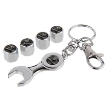 Load image into Gallery viewer, 4pcs BMW Logo Tire Valve Caps+Keychain
