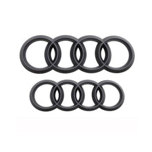 Load image into Gallery viewer, Set of Emblems Front/Rear AUDI Logo
