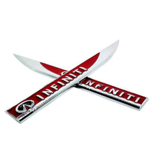 Load image into Gallery viewer, 2pcs Infiniti Logo Fender Emblem Stickers
