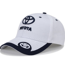 Load image into Gallery viewer, Toyota Logo Baseball Cap Black White
