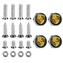 Load image into Gallery viewer, 4pcs License Plate Screws for Prosche Frame
