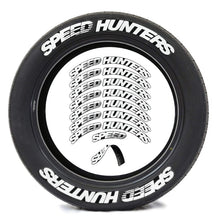 Load image into Gallery viewer, 4/8pcs Speed Hunters Letter Wheels Tire Stickers
